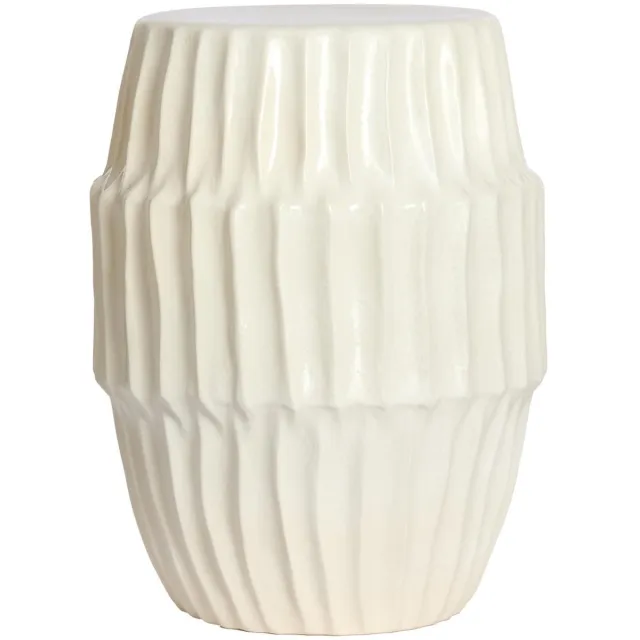 Light & Living Bijzettafel Isili - Wit - Ø40cm - Modern