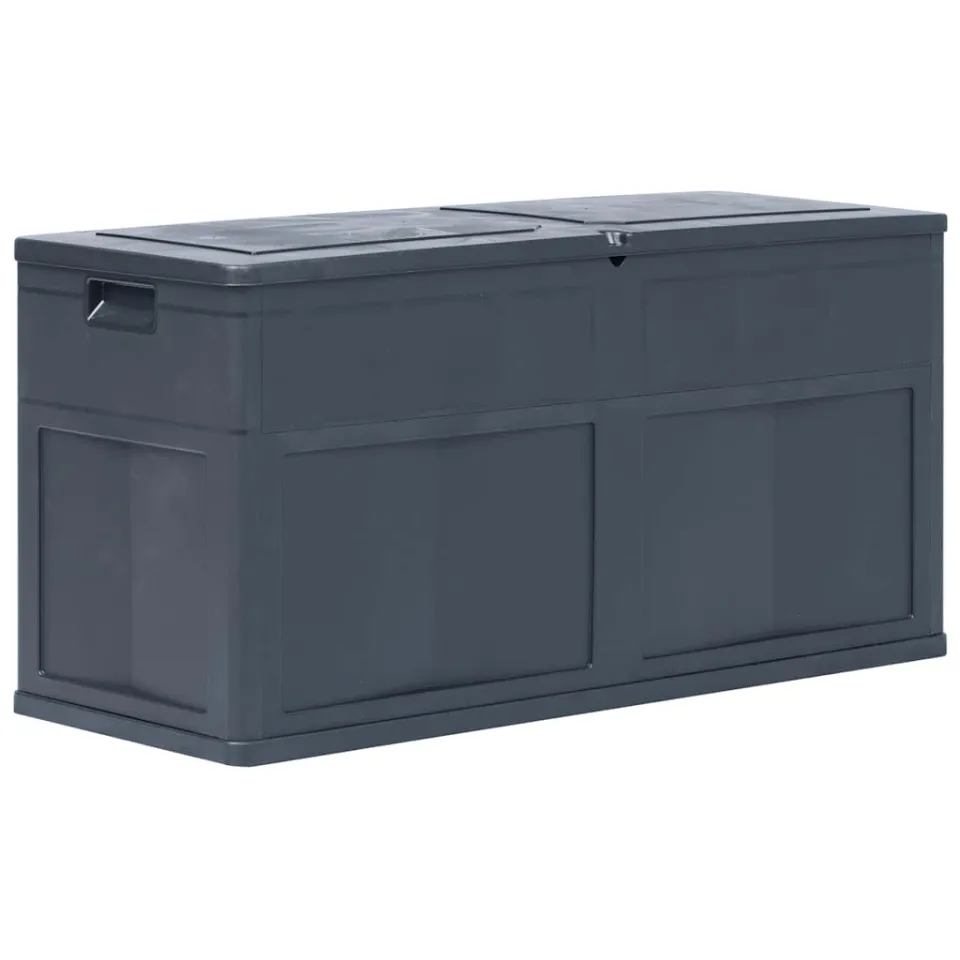 vidaXL Opbergkist 320 L zwart, foto 3