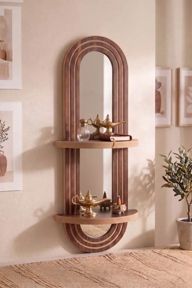 Skye Decor , Wandplank, Artmtkwll6 - Wenge, MDF, Wenge, 26 x 13 x 70 cm