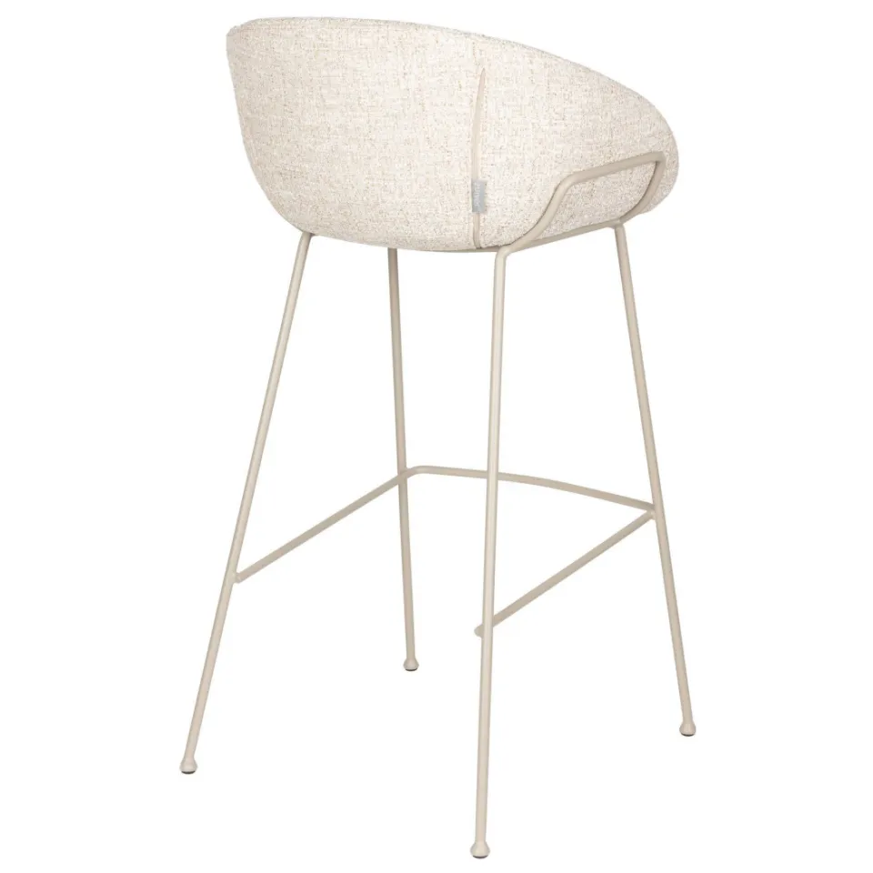 Zuiver Feston barkruk 75 cm beige, foto 4