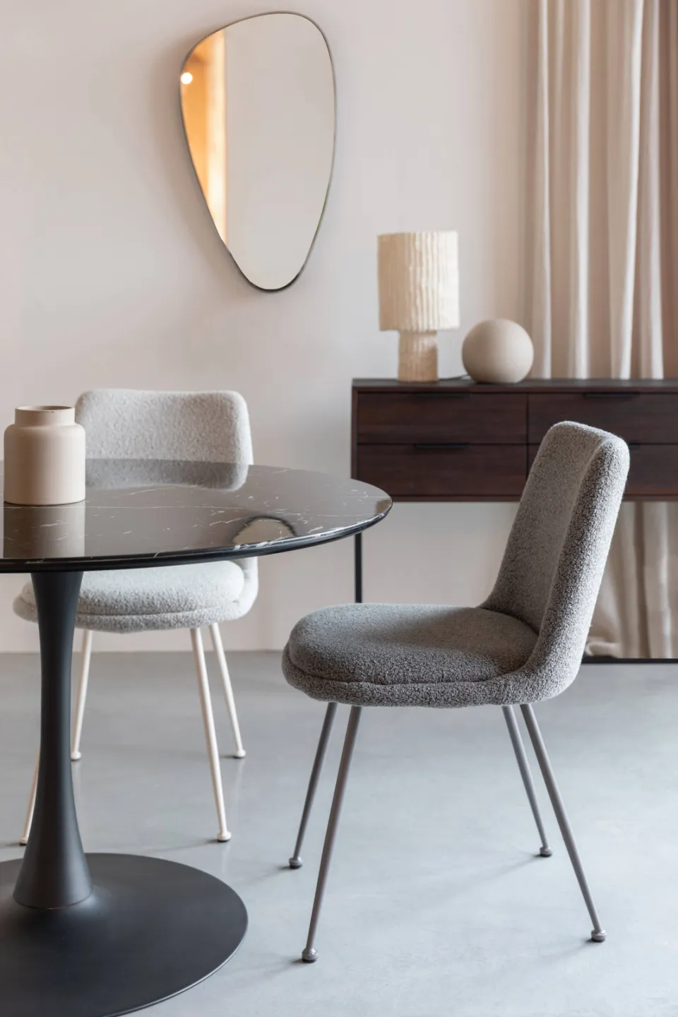 Housecraft Living Fijs eetkamerstoel grijs, foto 4