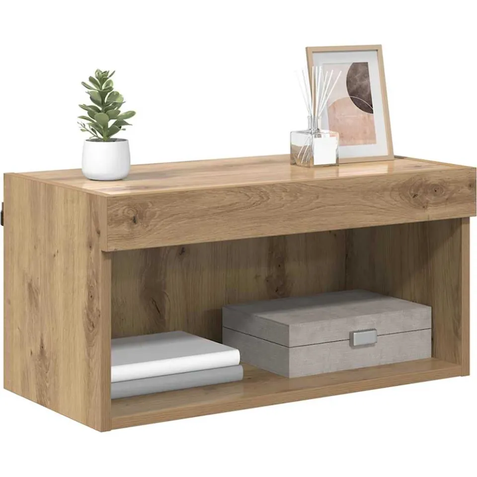 vidaXL Tv-meubelset 60 x 30 x 30 cm Artisan Eiken Bewerkt hout, foto 3