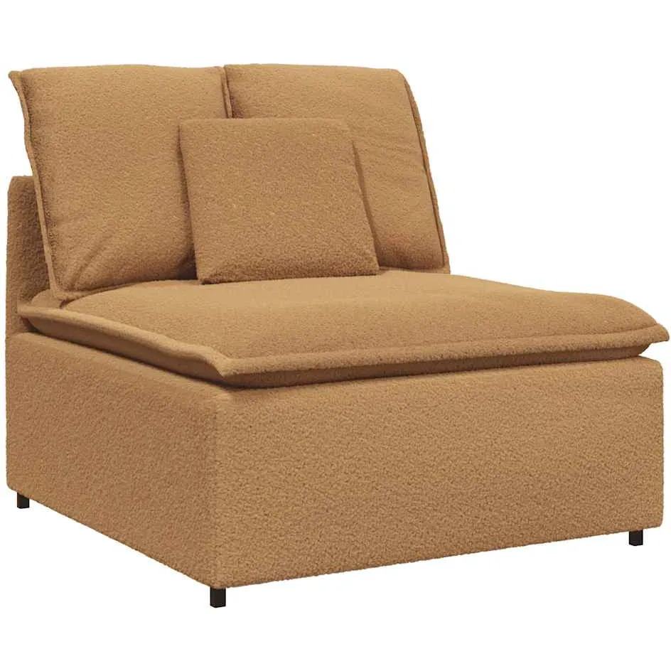 vidaXL Modulaire bank met kussens beige, foto 4