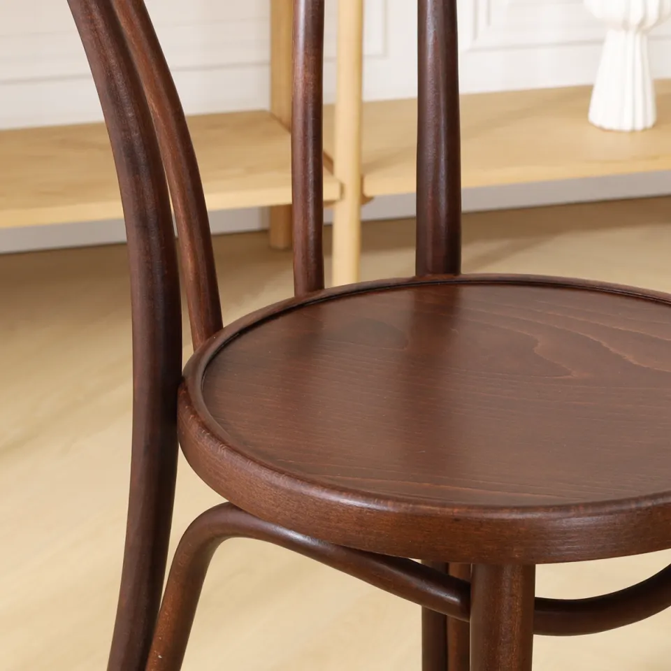 Fameg Vienna Thonet No. 18 houten barkruk walnoot - 65 cm, foto 5