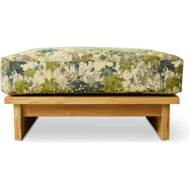 HKLIVING hocker outdoor teak (botanical)