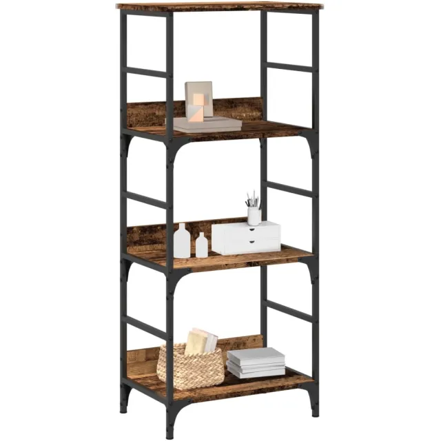 vidaXL Boekenkast 50x33x117,5 cm bewerkt hout oud houtkleurig Bruin