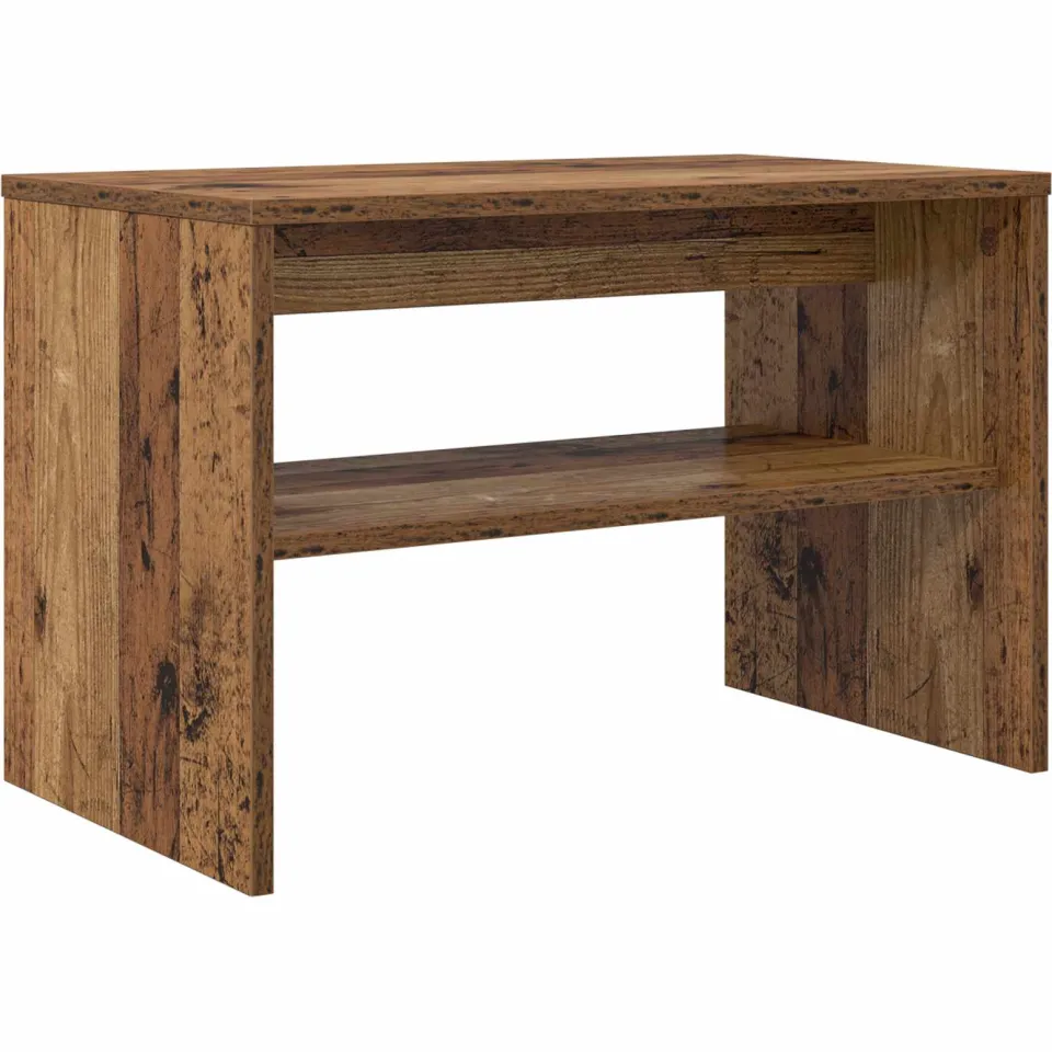 vidaXL TV-kast 60 x 35 x 40 cm Oudhout Bewerkt hout bruin, foto 3