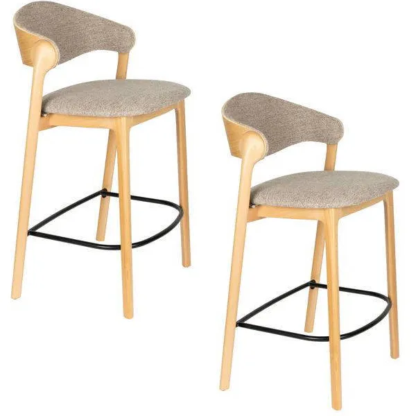 Dutchbone Babington barkruk naturel