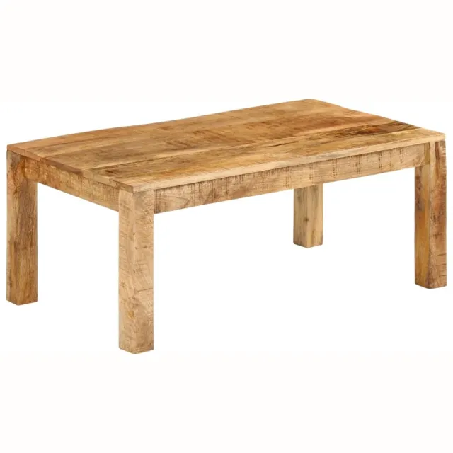 vidaXL Salontafel 100x55x40 cm massief mangohout bruin, foto 2