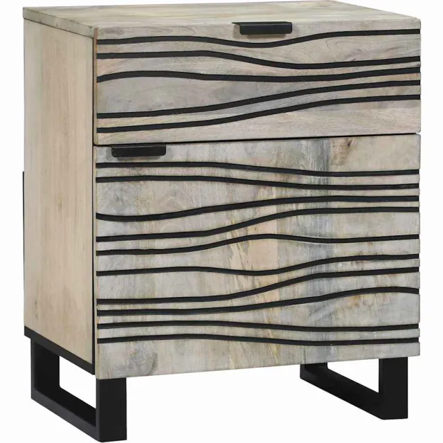 vidaXL Nachtkastje Wit 50 x 33 x 60 cm Bewerkt hout