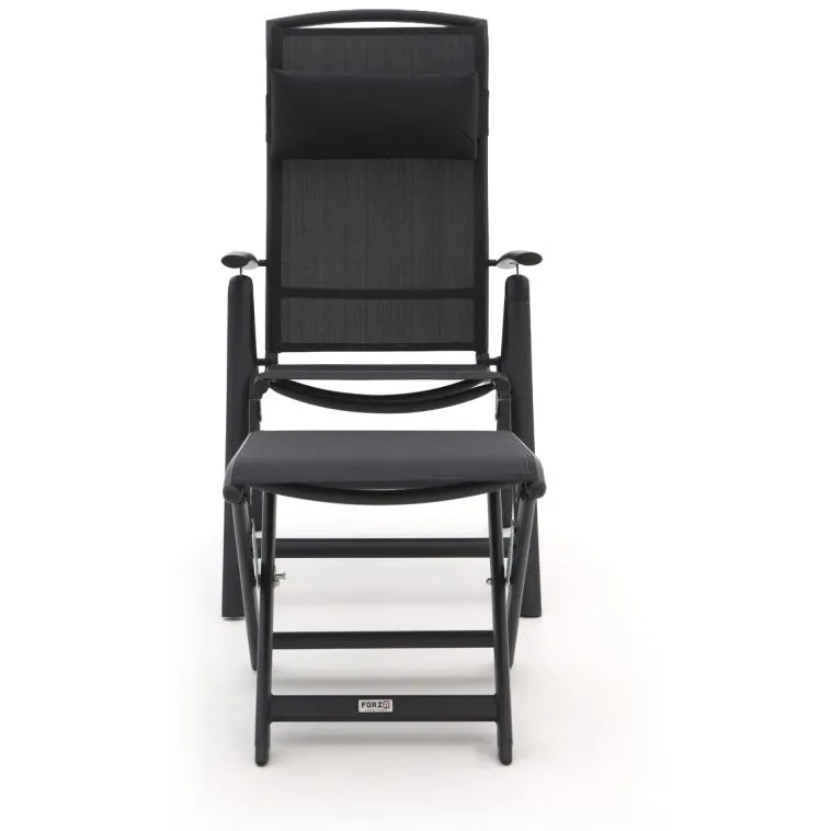 Forza Furniture Forza Capri standenstoel met Bova voetenbank grijs, foto 4