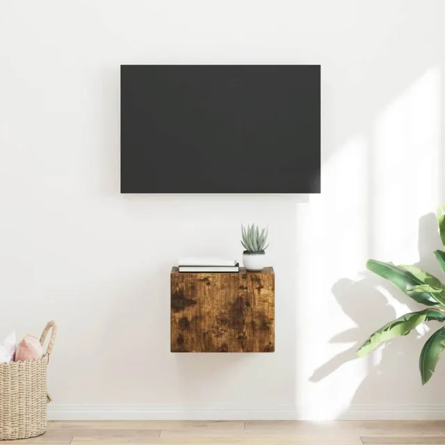 vidaXL TV Wandkast 39 x 31 x 29,5 cm Gerookt eiken Bewerkt hout, foto 2
