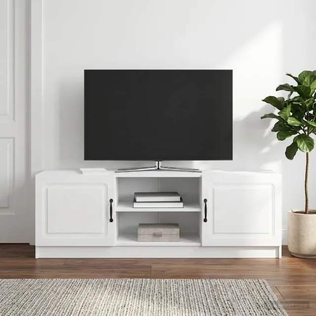 vidaXL Tv-meubel 150 x 31 x 47 cm Hoogglans Wit Bewerkt hout, foto 2