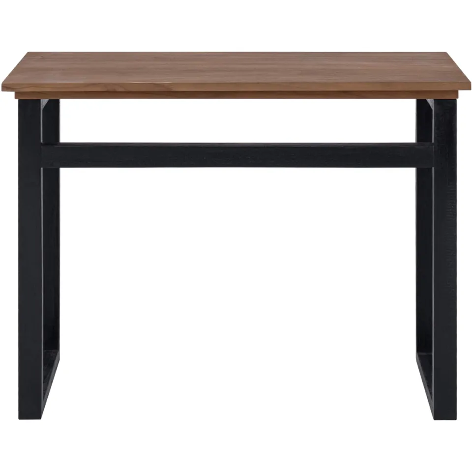 vidaXL Bureau Naturel Massief Teakhout 100 x 45 x 75cm, foto 2