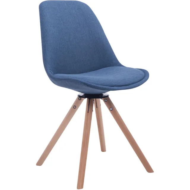 Luxe Comfort Milano 0041 bezoekersstoel - stof - blauw