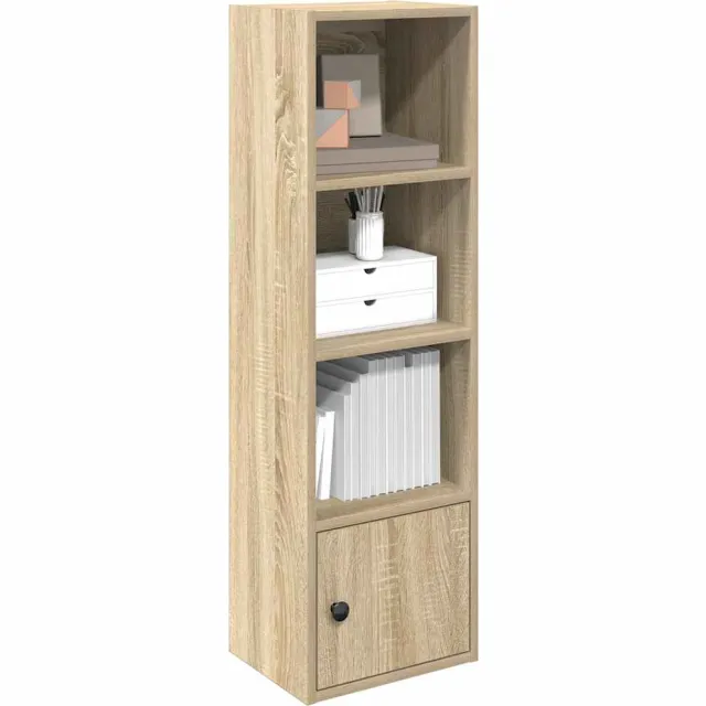 vidaXL Boekenkast 31x24x102 cm bewerkt hout sonoma eikenkleurig Bruin