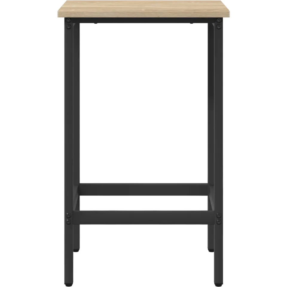vidaXL Barkruk 2 st Sonoma Eiken 40 x 32 x 64 cm Bewerkt hout Bruin