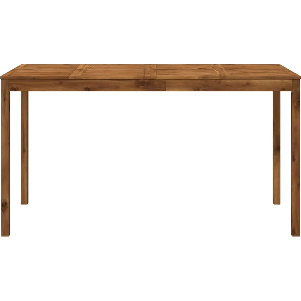 vidaXL Tuinbar Tafel LAREN Naturel 196 x 80,5 x 105 cm Bruin