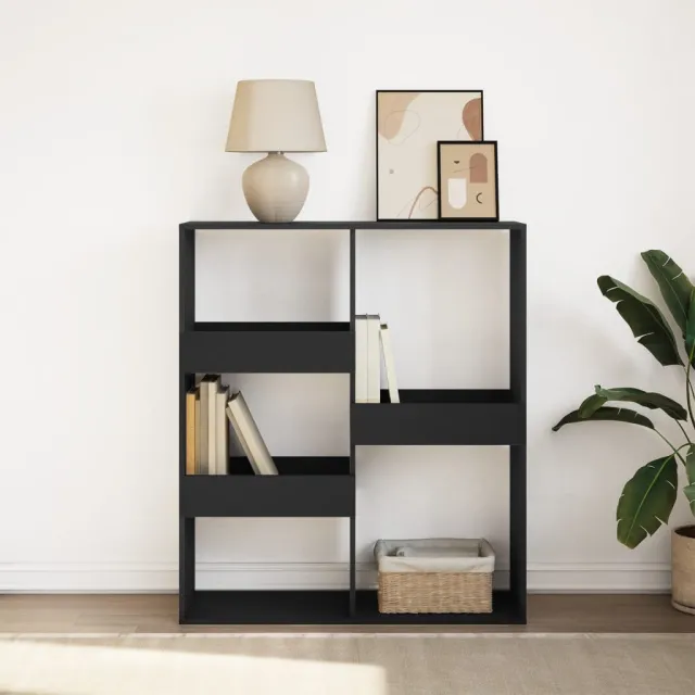 vidaXL Boekenkast / kamerscherm 100x33x115 cm zwart, foto 2