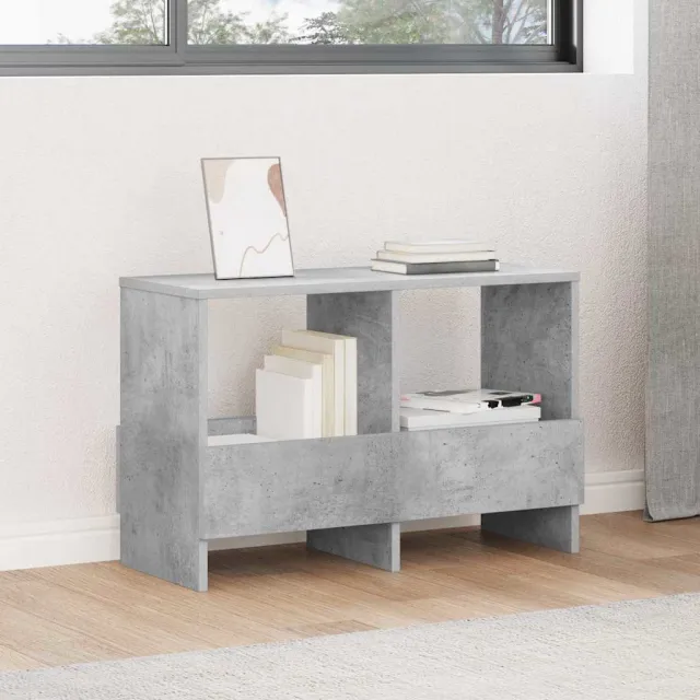 vidaXL Tijdschrift Rek Beton Grijs 68,5 x 30 x 45 cm, foto 2