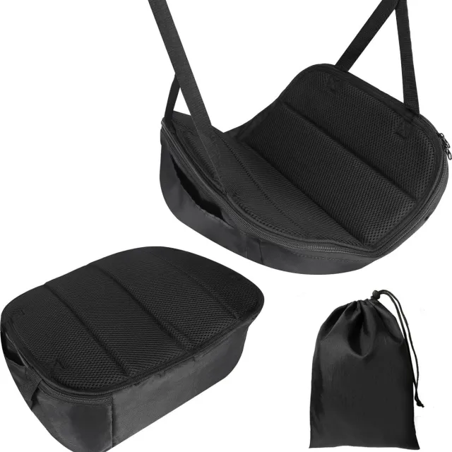 Lexium Store Lexium Voetensteun Bureau - Voetensteun Ergonomisch - Voetenkussen voor zithouding thuis of op kantoor Zwart
