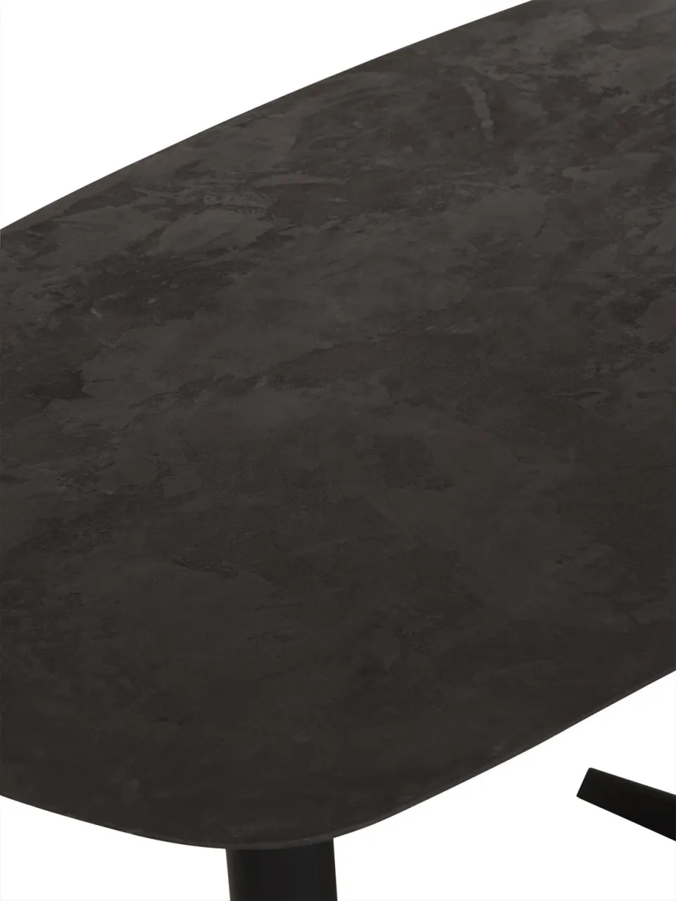 DTP Home Bartafel 'Soho' Deens ovaal, Betonlook, 160 x 90cm zwart, foto 8