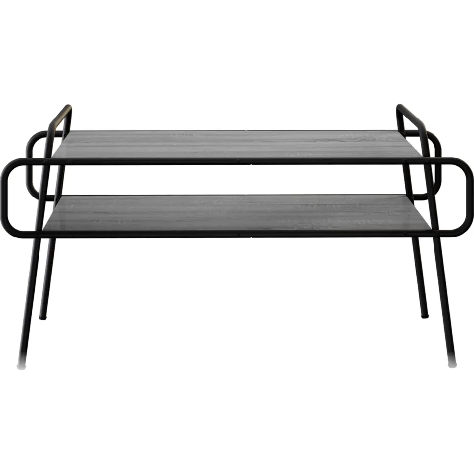 vidaXL Salontafel Grijs Sonoma 100 x 50 x 51 cm Bewerkt hout