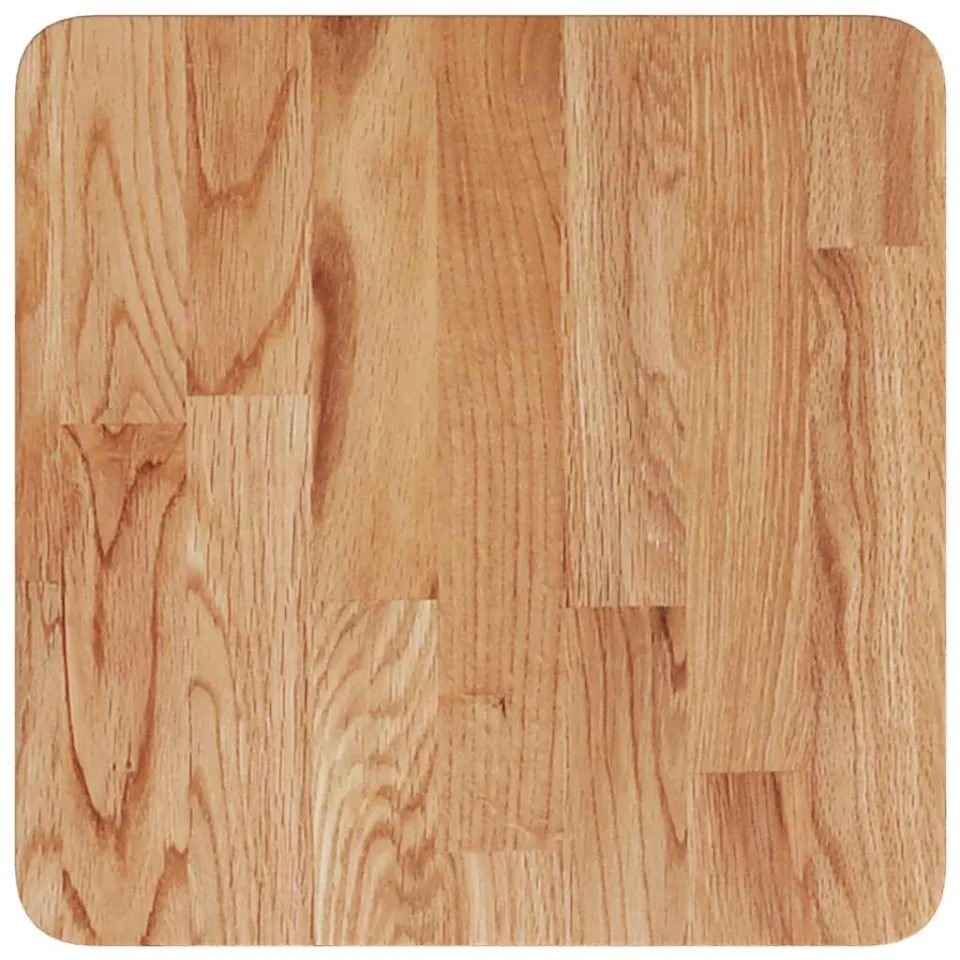 vidaXL Tafelblad vierkant 40x40x4 cm massief eikenhout lichtbruin, foto 2