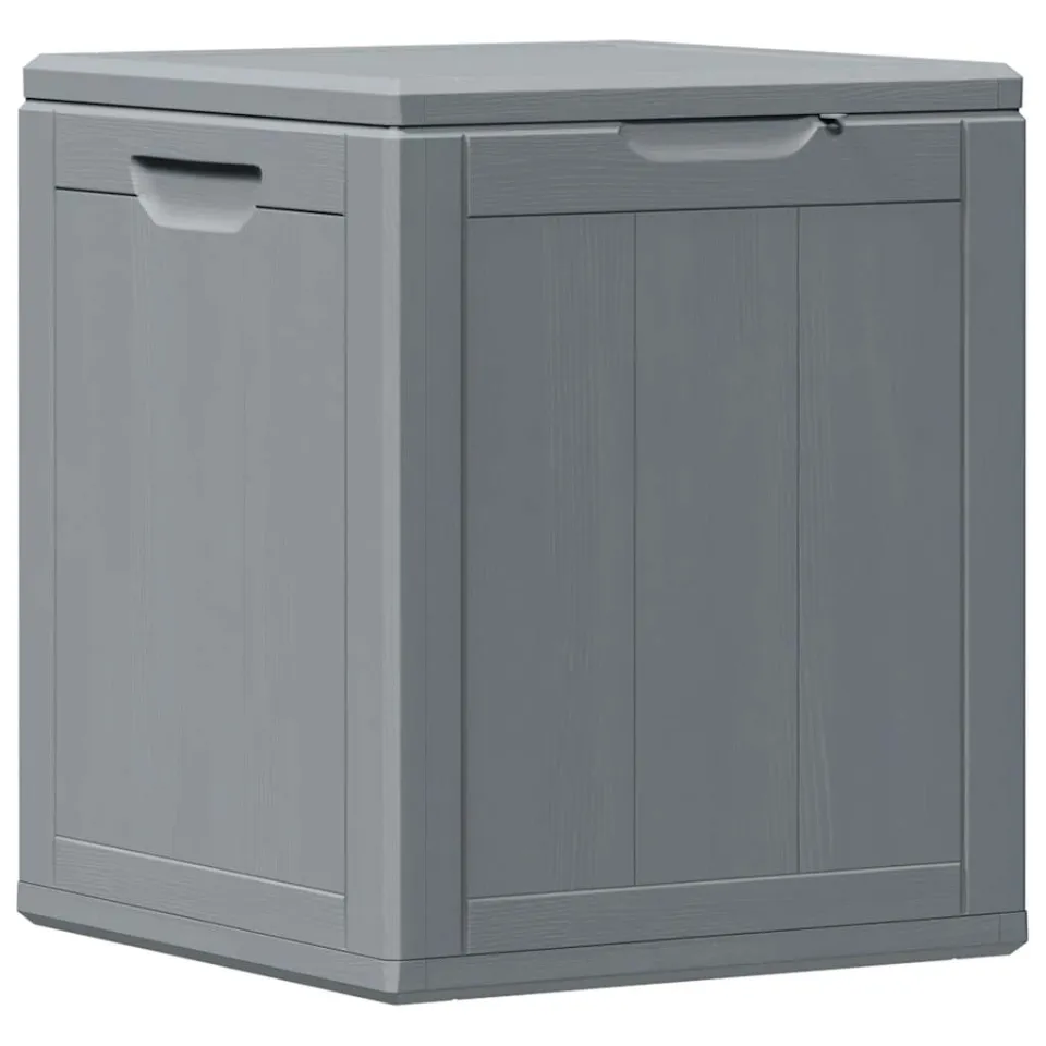 vidaXL Tuinbox 90 L PP houtlook grijs, foto 3
