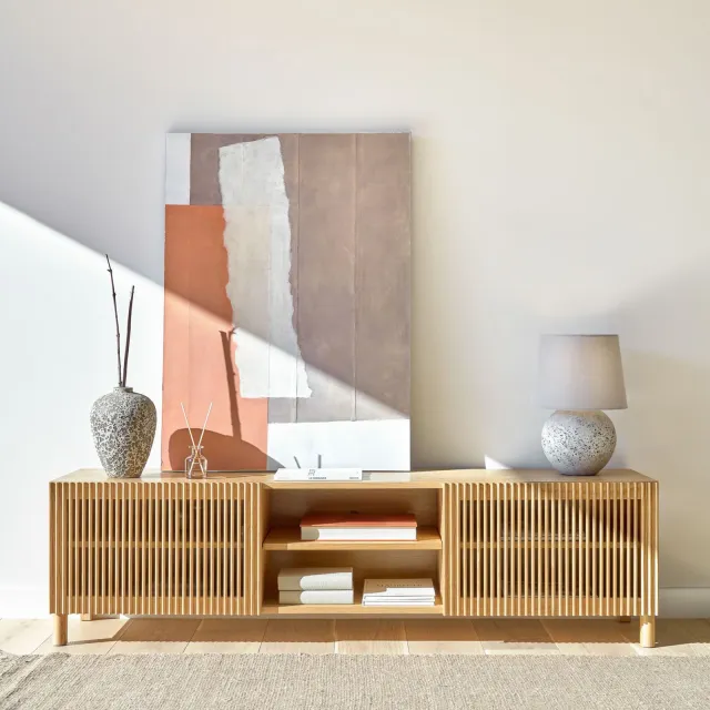 Kave Home Beyla tv-meubel naturel, foto 2