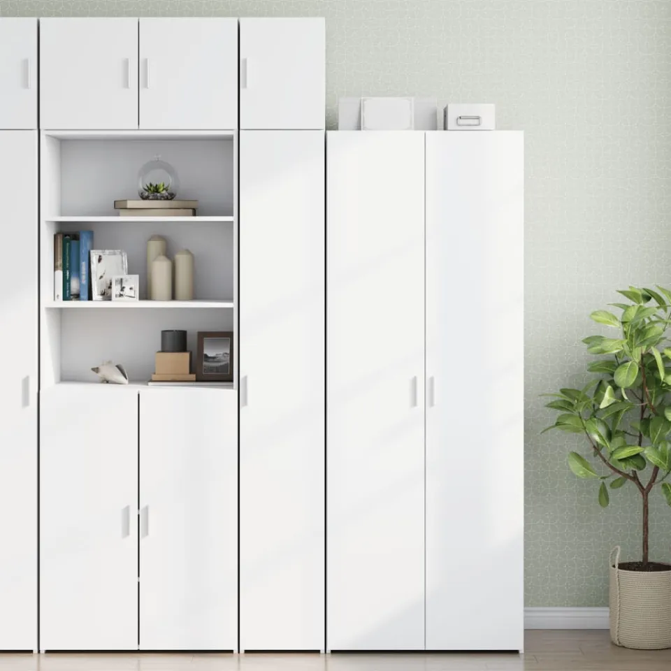vidaXL Wandkast 30x42,5x40 cm bewerkt hout wit, foto 2