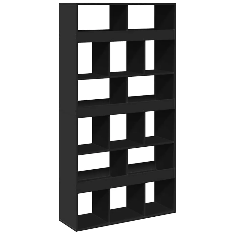 vidaXL Boekenkast 100x33x187,5 cm bewerkt hout zwart, foto 3