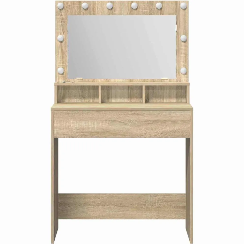 vidaXL Plafondtafel Sonoma Eiken 75,5 x 41 x 135 cm Bewerkt hout, foto 3