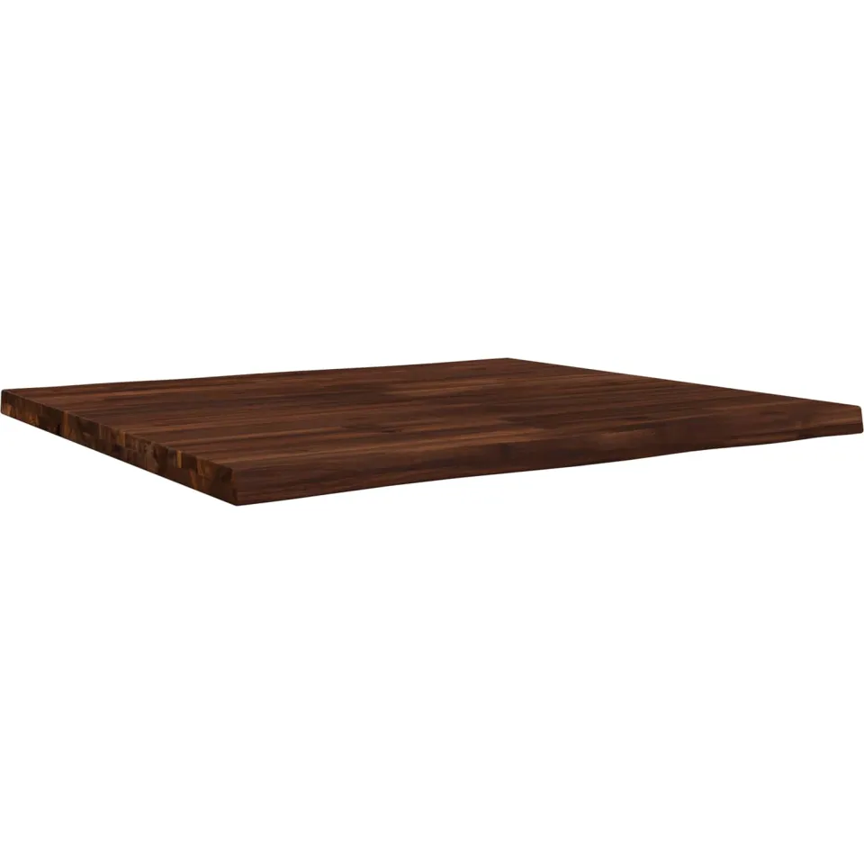 vidaXL Rechthoekig Tafelblad 100 x 80 x 3,2 cm Rechthoekig Bruin