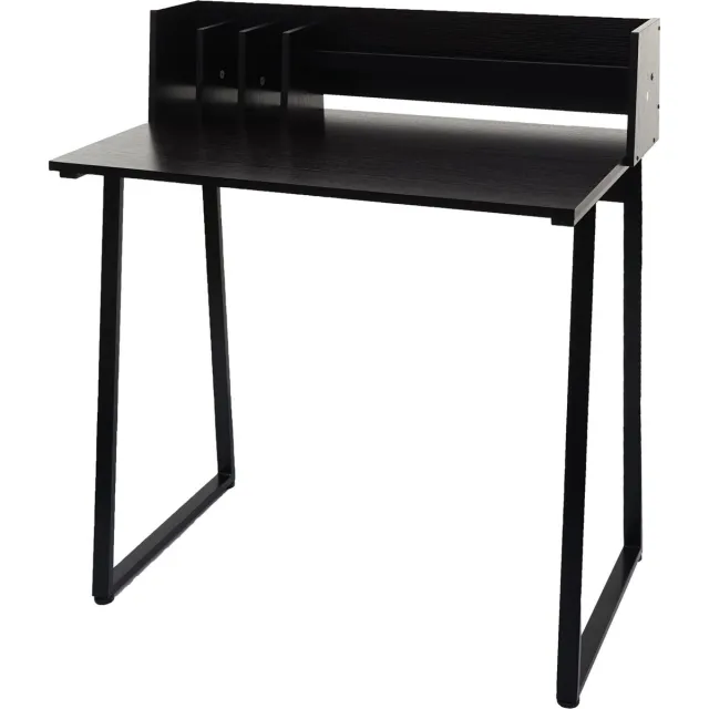 MCW Nachtkastje MCW-K69, telefoontafel, 82x51cm 3D structuur, metaal MDF ~ zwart