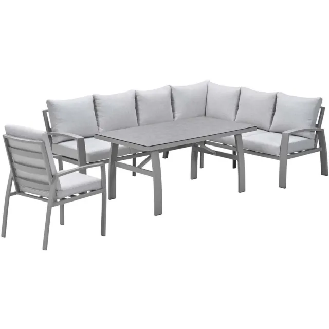 Garden Impressions Cameron lounge dining set 4-delig rechts incl stoel - taupe