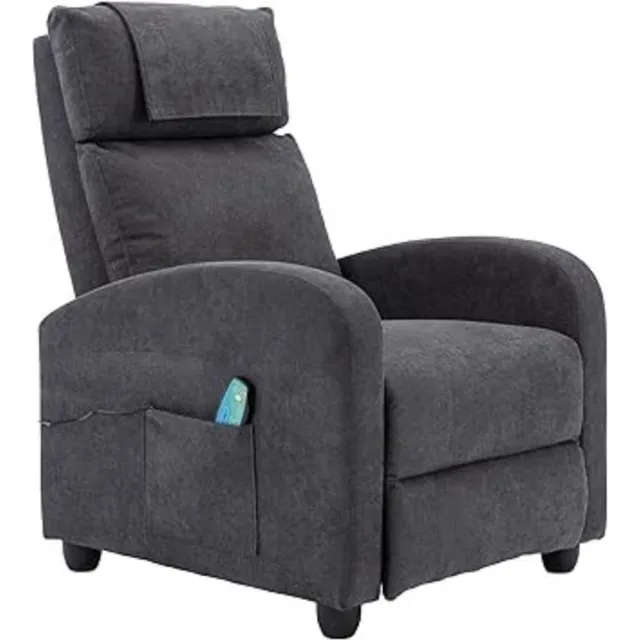 Thuys Luxe Sta Op Stoel – Elektrisch - Relaxfauteuil Verstelbaar – Relaxstoel – Electrische Verstelling – Extra Comfort – Donkergrijs