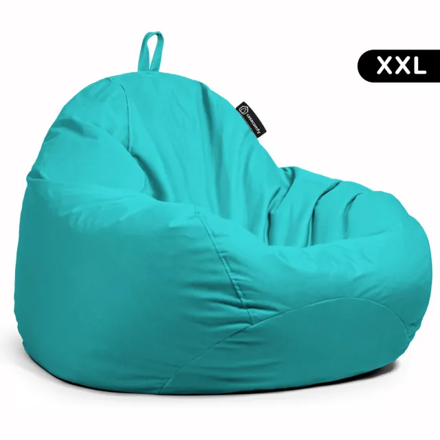 Casacomfy Pear XXL - Complete Grote Zitzak Volwassenen - Binnen & Buiten - Waterafstotend - Aquablauw