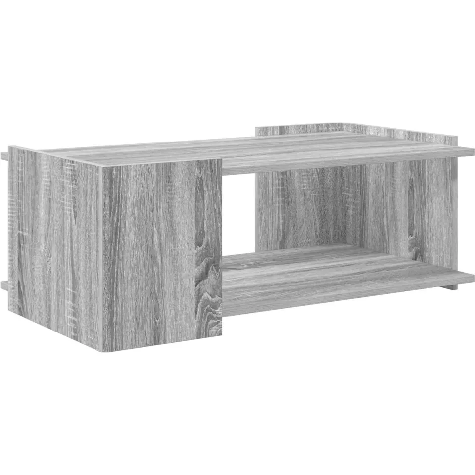 vidaXL Salontafel Grijs sonoma 90 x 50 x 33 cm Bewerkt hout, foto 3
