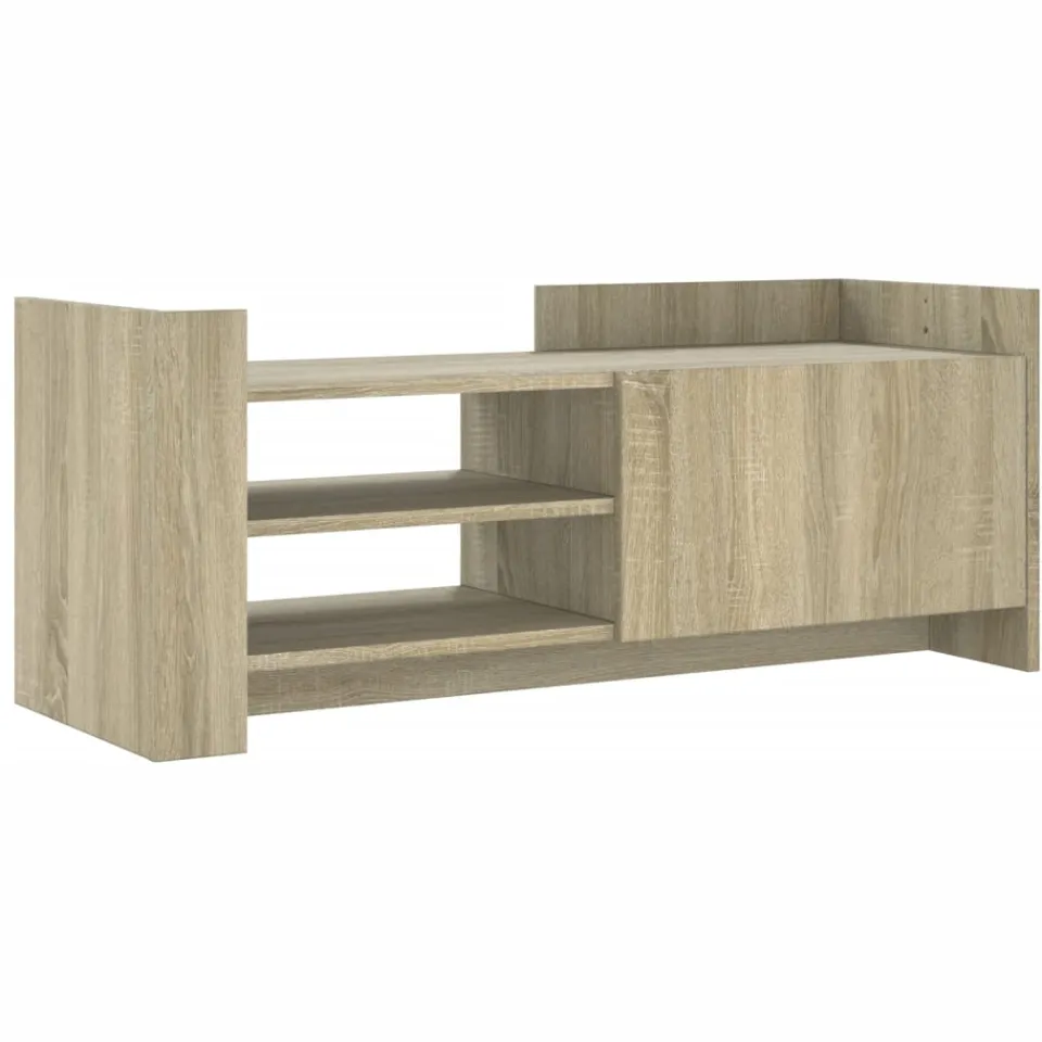 vidaXL Tv-meubel 100x35x40 cm bewerkt hout sonoma eikenkleurig, foto 3