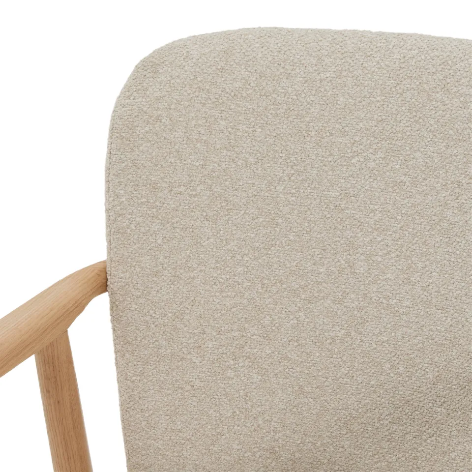 NOUS Living Alien eetkamerstoel beige, foto 7