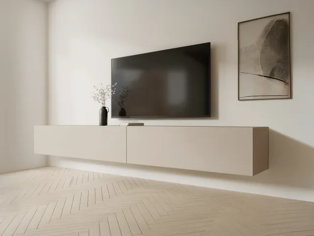 Mobistoxx Tv-meubel KINGSTON 2 klapdeuren 210 cm kasjmier