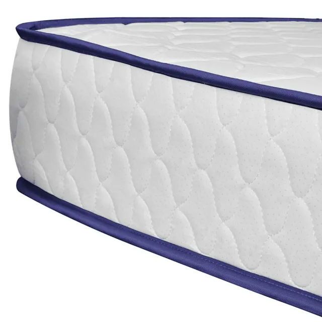 vidaXL Matras traagschuim 200x120x17 cm Zacht Wit
