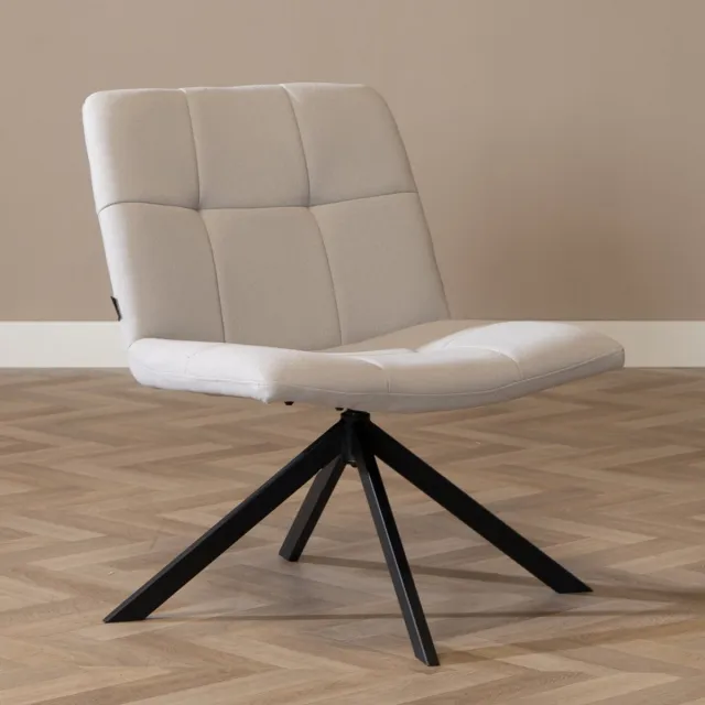 Bronx71 Scandinavische fauteuil Eevi gerecyclede stof grijs