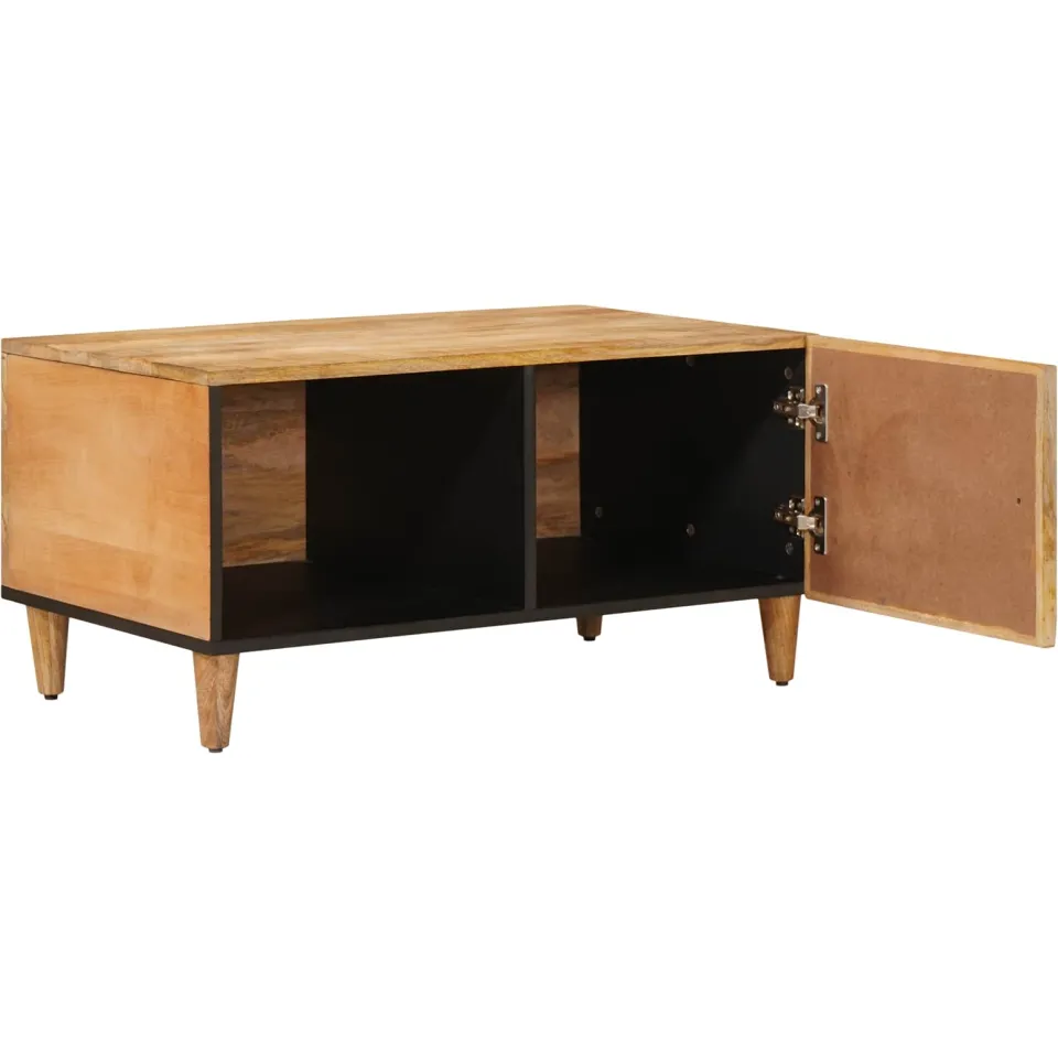 vidaXL Salontafel Bruin 80 x 50 x 40 cm Massief Mango Hout, foto 2