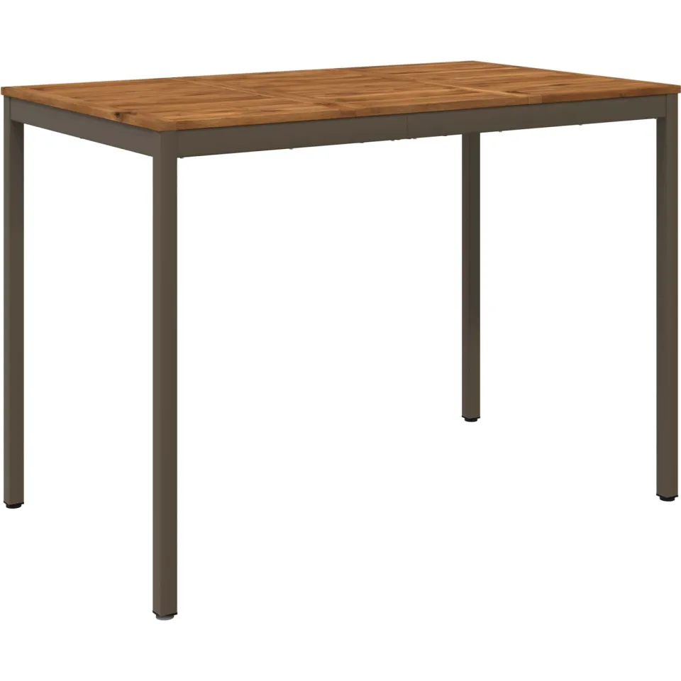 vidaXL Tuinbar Tafel NAARDEN Natuurlijk en Koffie 147 x 88,5 x 105 cm bruin, foto 3