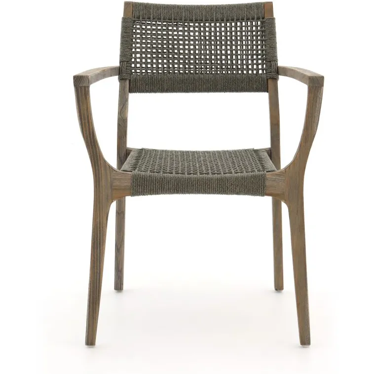 ROUGH Furniture ROUGH-L Rope/ROUGH-S 90cm dining tuinset 3-delig stapelbaar bruin, foto 5