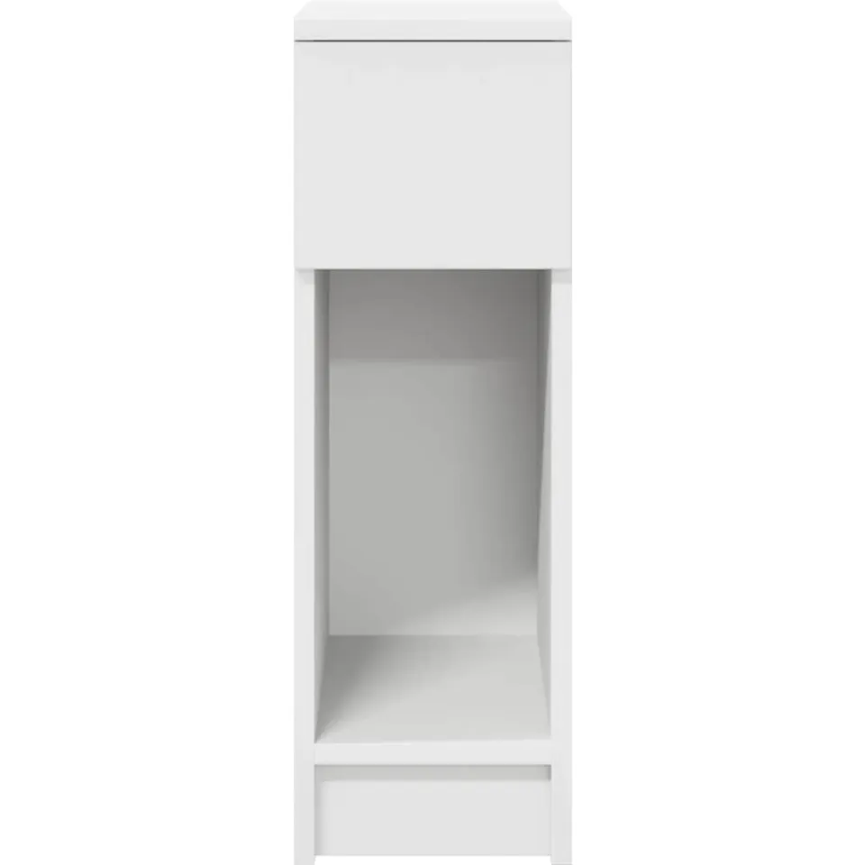 vidaXL Nachtkastjes 2 st met lade 20x36x60 cm wit, foto 4