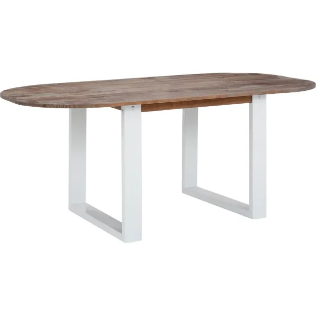Notio Living Lagos-Eettafel - 220 cm - Bruin Grenen