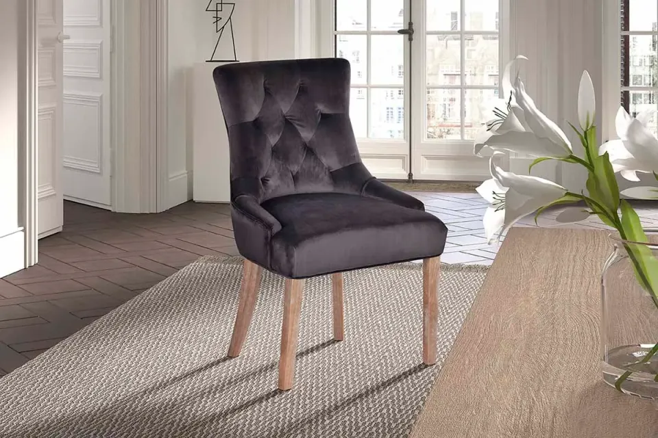 eetkamerstoel Roxy grijs, foto 4